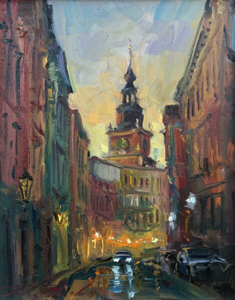 Luminous Negotiations - a painting by Jarosław Tarnowski