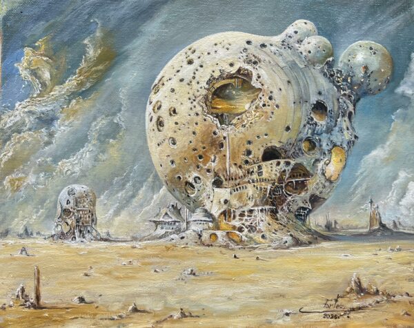 Moonlit World - a painting by Zbigniew Cortez Zając