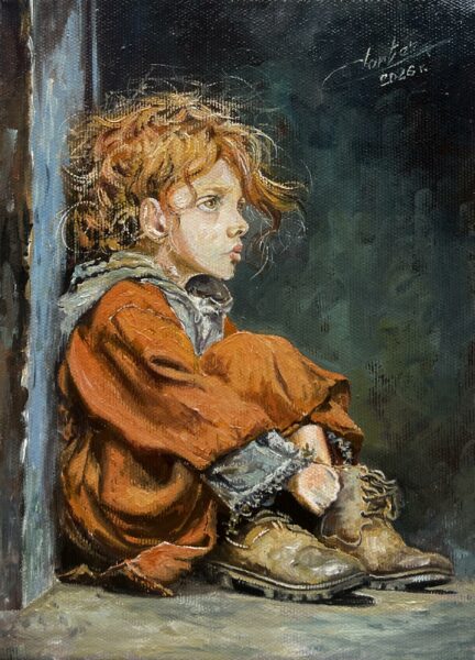 Child - a painting by Zbigniew Cortez Zając