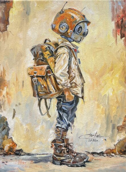 Fashion of Futurism - a painting by Zbigniew Cortez Zając