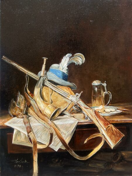Hunter's Tune - a painting by Zbigniew Cortez Zając