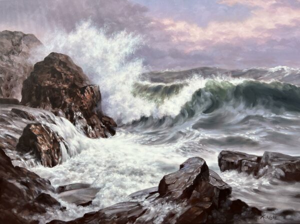 Salt and Stone - a painting by Ryszard Michalski