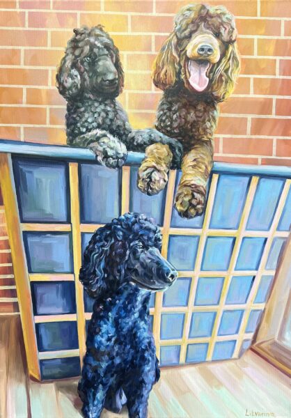 Velvet Trio - a painting by Olga Litvinova