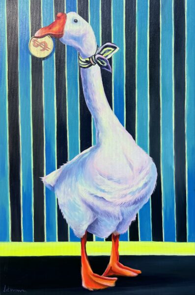 Courtly Coin - a painting by Olga Litvinova
