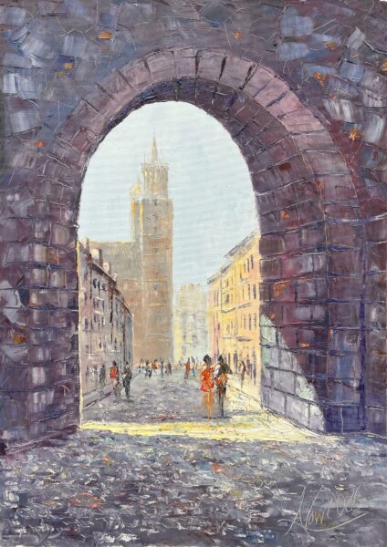 Threshold of Light - a painting by Adam Nowakowski