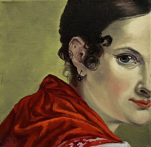 The Gold Embroiderer by V. A. Tropinin - a painting by Julia Cheremnykh