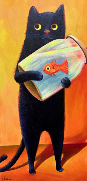 Keeper of Small Worlds - a painting by Olga Litvinova