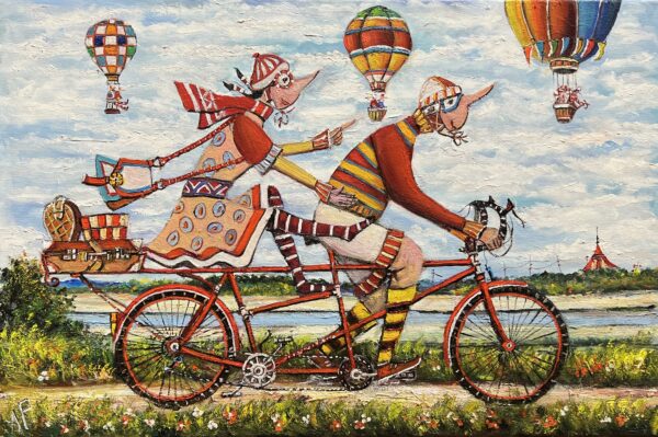 I Love Our Adventures - a painting by Artur Płachta