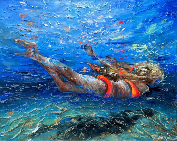 Submerged Sonata - a painting by Tadeusz Wojtkowski
